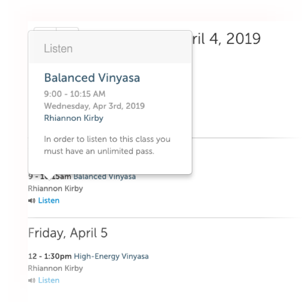 Allow your students to take class with their favorite instructor from anywhere, on any device!